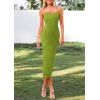 imagePRETTYGARDEN Summer Dresses for Women Sleeveless Bodycon Dress Textured Back Slit Sexy Cocktail Party Beach Vacation ClothesFruit Green