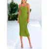 imagePRETTYGARDEN Summer Dresses for Women Sleeveless Bodycon Dress Textured Back Slit Sexy Cocktail Party Beach Vacation ClothesFruit Green