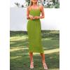 imagePRETTYGARDEN Summer Dresses for Women Sleeveless Bodycon Dress Textured Back Slit Sexy Cocktail Party Beach Vacation ClothesFruit Green