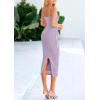 imagePRETTYGARDEN Summer Dresses for Women Sleeveless Bodycon Dress Textured Back Slit Sexy Cocktail Party Beach Vacation ClothesPurple