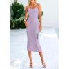 imagePRETTYGARDEN Summer Dresses for Women Sleeveless Bodycon Dress Textured Back Slit Sexy Cocktail Party Beach Vacation ClothesPurple
