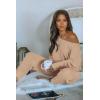 imagePRETTYGARDEN Two Piece Sets for Women 2026 Casual Ribbed Knit Off Shoulder Tops Lounge Pants Fall Tracksuits Winter ClothesKhaki
