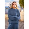 imagePRETTYGARDEN Two Piece Sets for Women 2026 Pullover Sweater High Waisted Sweatpants Tracksuit Lounge Set Fall Winter OutfitsDark Blue