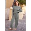 imagePRETTYGARDEN Two Piece Sets for Women 2026 Pullover Sweater High Waisted Sweatpants Tracksuit Lounge Set Fall Winter OutfitsLight Grey