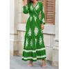 imagePRETTYGARDEN Womens 2026 Fall Wedding Guest Dresses Boho Floral Long Sleeve V Neck Flowy Elegant Maxi Dress Beach ClothesFloral Green White