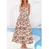 imagePRETTYGARDEN Womens 2026 Spring Boho Maxi Dress Eyelet Floral Long Flowy Sundresses Summer Beach Vacation ClothesFloral Apricot Brown