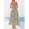 imagePRETTYGARDEN Womens 2026 Spring Boho Maxi Dress Eyelet Floral Long Flowy Sundresses Summer Beach Vacation ClothesFloral Army Green