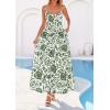 imagePRETTYGARDEN Womens 2026 Spring Boho Maxi Dress Eyelet Floral Long Flowy Sundresses Summer Beach Vacation ClothesFloral White Army Green