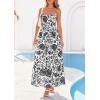 imagePRETTYGARDEN Womens 2026 Spring Boho Maxi Dress Eyelet Floral Long Flowy Sundresses Summer Beach Vacation ClothesFloral White Black