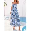 imagePRETTYGARDEN Womens 2026 Spring Boho Maxi Dress Eyelet Floral Long Flowy Sundresses Summer Beach Vacation ClothesFloral White Blue
