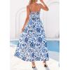 imagePRETTYGARDEN Womens 2026 Spring Boho Maxi Dress Eyelet Floral Long Flowy Sundresses Summer Beach Vacation ClothesFloral White Blue