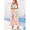 imagePRETTYGARDEN Womens 2026 Spring Boho Maxi Dress Eyelet Floral Long Flowy Sundresses Summer Beach Vacation ClothesFloral White Multicolored