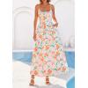 imagePRETTYGARDEN Womens 2026 Spring Boho Maxi Dress Eyelet Floral Long Flowy Sundresses Summer Beach Vacation ClothesFloral White Multicolored