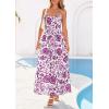 imagePRETTYGARDEN Womens 2026 Spring Boho Maxi Dress Eyelet Floral Long Flowy Sundresses Summer Beach Vacation ClothesFloral White Purple