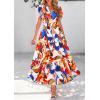 imagePRETTYGARDEN Womens 2026 Summer Boho Maxi Dresses Floral Short Sleeve V Neck A Line Tiered Flowy Long Beach Vacation DressBlue Watercolour