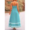 imagePRETTYGARDEN Womens 2026 Summer Flowy Maxi Dress Casual Sleeveless Spaghetti Strap Ruffle Beach Long DressesAqua Green