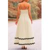 imagePRETTYGARDEN Womens 2026 Summer Flowy Maxi Dress Casual Sleeveless Spaghetti Strap Ruffle Beach Long DressesLight Beige