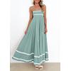 imagePRETTYGARDEN Womens 2026 Summer Flowy Maxi Dress Casual Sleeveless Spaghetti Strap Ruffle Beach Long DressesSage Green