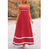 imagePRETTYGARDEN Womens 2026 Summer Flowy Maxi Dress Casual Sleeveless Spaghetti Strap Ruffle Beach Long DressesWine Red