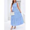 imagePRETTYGARDEN Womens 2026 Summer Maxi Dresses Sleeveless Sundresses V Neck Eyelet A Line Long Flowy Spring Wedding Guest DressLight Blue