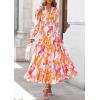 imagePRETTYGARDEN Womens Floral Maxi Dress 2026 Fall Long Sleeve V Neck A Line Long Flowy Spring Party Boho DressesFloral Brown Purple