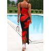 imagePRETTYGARDEN Womens Floral Maxi Dress Summer 2026 Sexy Spaghetti Strap Slip Bodycon Mesh Beach Vacation DressesBlack