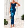 imagePRETTYGARDEN Womens Floral Maxi Dress Summer 2026 Sexy Spaghetti Strap Slip Bodycon Mesh Beach Vacation DressesFloral Dark Blue