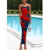 imagePRETTYGARDEN Womens Floral Maxi Dress Summer 2026 Sexy Spaghetti Strap Slip Bodycon Mesh Beach Vacation DressesNavy