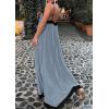 imagePRETTYGARDEN Womens Maxi Dress 2026 Summer Sundress V Neck Spaghetti Strap Flowy Elegant Party Dresses Beach Vacation ClothesDusty Blue
