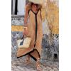 imagePRETTYGARDEN Womens Maxi Dress 2026 Summer Sundress V Neck Spaghetti Strap Flowy Elegant Party Dresses Beach Vacation ClothesKhaki