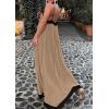 imagePRETTYGARDEN Womens Maxi Dress 2026 Summer Sundress V Neck Spaghetti Strap Flowy Elegant Party Dresses Beach Vacation ClothesLight Khaki