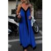 imagePRETTYGARDEN Womens Maxi Dress 2026 Summer Sundress V Neck Spaghetti Strap Flowy Elegant Party Dresses Beach Vacation ClothesRoyal Blue