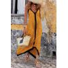 imagePRETTYGARDEN Womens Maxi Dress 2026 Summer Sundress V Neck Spaghetti Strap Flowy Elegant Party Dresses Beach Vacation ClothesYellow