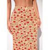 imagePRETTYGARDEN Womens Maxi Skirt 2026 Summer Flowy Polka Dot Floral High Waisted Mermaid Office Work Spring Long Slip SkirtsBeige Red Flower