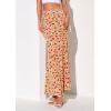 imagePRETTYGARDEN Womens Maxi Skirt 2026 Summer Flowy Polka Dot Floral High Waisted Mermaid Office Work Spring Long Slip SkirtsBeige Red Flower