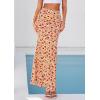 imagePRETTYGARDEN Womens Maxi Skirt 2026 Summer Flowy Polka Dot Floral High Waisted Mermaid Office Work Spring Long Slip SkirtsBeige Red Flower