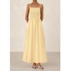 imagePRETTYGARDEN Womens Smocked Maxi Dresses 2026 Summer Sundress Casual Spaghetti Strap Swing A Line Long Flowy Beach DressBeige