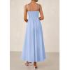 imagePRETTYGARDEN Womens Smocked Maxi Dresses 2026 Summer Sundress Casual Spaghetti Strap Swing A Line Long Flowy Beach DressLight Blue