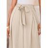 imagePRETTYGARDEN Womens Wide Leg Work Pants Business Casual High Waisted Loose Palazzo Trouser Summer ClothesBeige