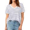 Striped White Navy