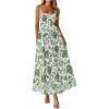 Floral White Army Green
