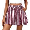 Print Burgundy White