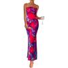 Navy Red Flower