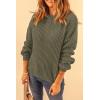 imagePRETTYGARDEN Fall Sweaters for Women 2026 Fashion Long Sleeve Casual Ribbed Knit Winter Clothes Pullover Jumper TopsArmy Green
