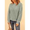 imagePRETTYGARDEN Fall Sweaters for Women 2026 Fashion Long Sleeve Casual Ribbed Knit Winter Clothes Pullover Jumper TopsBean Green