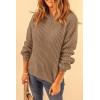imagePRETTYGARDEN Fall Sweaters for Women 2026 Fashion Long Sleeve Casual Ribbed Knit Winter Clothes Pullover Jumper TopsCamel