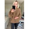imagePRETTYGARDEN Fall Sweaters for Women 2026 Fashion Long Sleeve Casual Ribbed Knit Winter Clothes Pullover Jumper TopsCamel