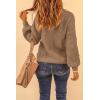 imagePRETTYGARDEN Fall Sweaters for Women 2026 Fashion Long Sleeve Casual Ribbed Knit Winter Clothes Pullover Jumper TopsCamel