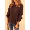 imagePRETTYGARDEN Fall Sweaters for Women 2026 Fashion Long Sleeve Casual Ribbed Knit Winter Clothes Pullover Jumper TopsCoffee