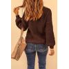 imagePRETTYGARDEN Fall Sweaters for Women 2026 Fashion Long Sleeve Casual Ribbed Knit Winter Clothes Pullover Jumper TopsCoffee